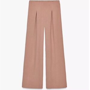 Zara Wide-Leg Pants in Tan